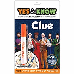 The Original Yes and Know Invisible Ink Trivia Game Books: Clue