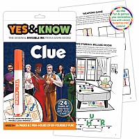 The Original Yes and Know Invisible Ink Trivia Game Books: Clue