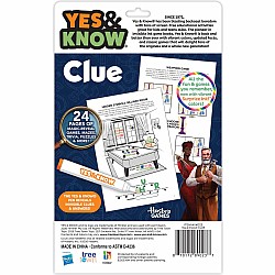The Original Yes and Know Invisible Ink Trivia Game Books: Clue