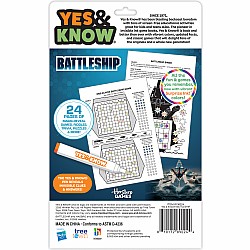The Original Yes and Know Invisible Ink Trivia Game Books: Battleship