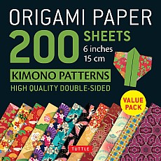 Origami Paper Kimono Pattern 6" 200pc
