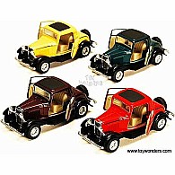 Ford 3-Window Coupe Hardtop (1932, 1/34 scale diecast model car) (assorted colors)