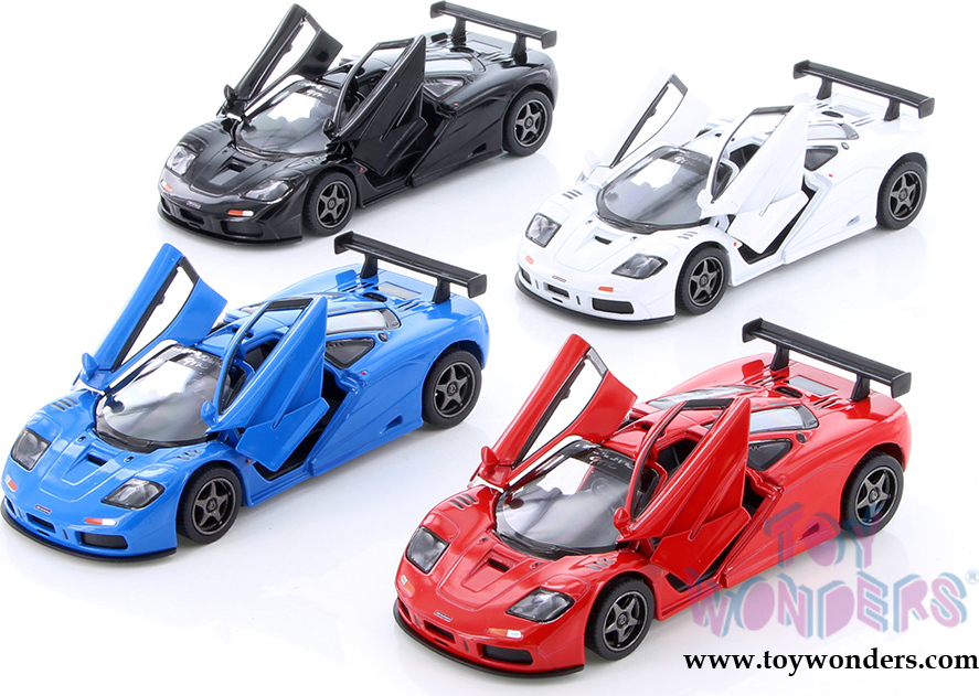 thumbnail image 2 of Kinsmart 1:36 McLaren P1 Diecast Model Car – Orange, Pull-Back Action, New 2 of 6