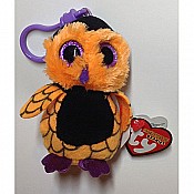 Ty Beanie Boo Boos 3" Key Clip - Screech the Owl (Halloween Exclusive)
