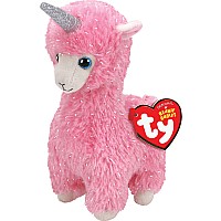 Beanie Babies - Lana Pink Llama with Horn (8 inch)