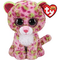 Beanie Boos - Lainey Pink & Green Leopard  (6 inch)