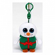 Ty Baby Beanies Shivers Chirstmas Snowman 3" Clip