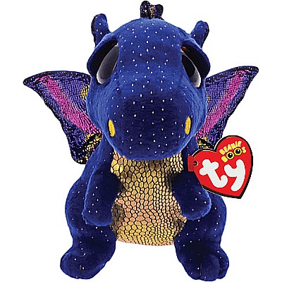 Beanie Boos - Saffire Blue Speckled Dragon (6 inch)