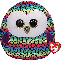 OWEN-owl rainbow squish 10"