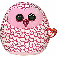 PINKY- owl pink squish 10