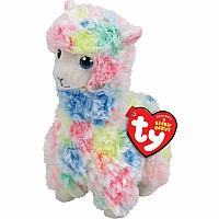 Beanie Babies - Lola Multicolor Llama (8 inch)
