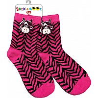 Zoey Zebra Socks