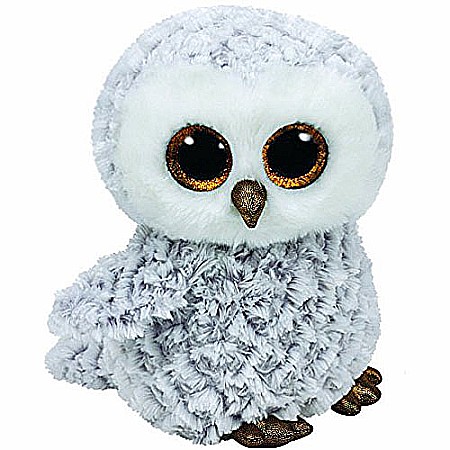 Ty Beanie Boos Owlette - White/Gray Owl Medium