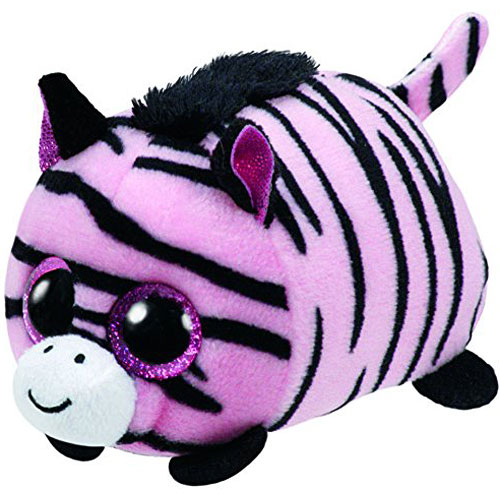 pink zebra stuffed animal