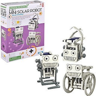 Green Science - 3-In-1 Mini Solar Robot