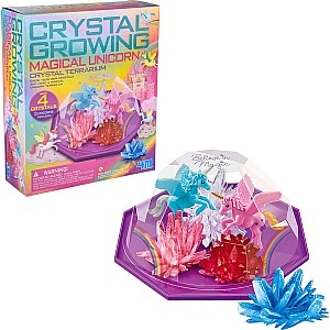 Crystal Growing - Magical Unicorn Crystal Terrarium - Us