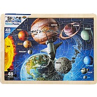 15.75" X 11.75" 48pc Space Puzzle