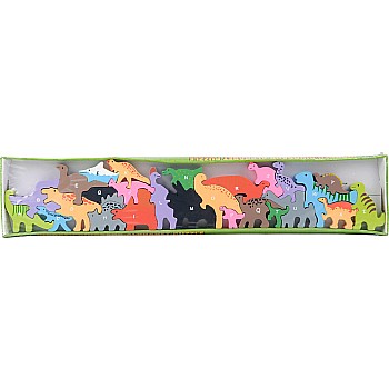 23" X 5" 26pc Alphabet Dinosaur Puzzle