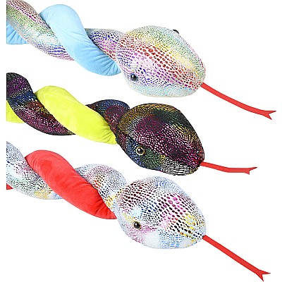 67" Twisty Snake Metallic Assortment B