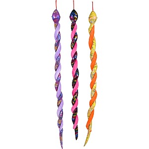 67" Twisty Snake Metallic Assortment A