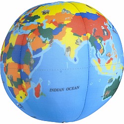 Plush Printed Globe Ball