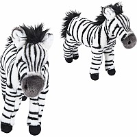 12" Heirloom Standing Zebra