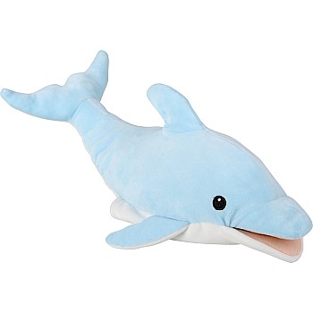 Ocean Safe Blue Dolphin Puppet