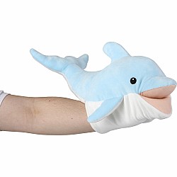 Ocean Safe Blue Dolphin Puppet