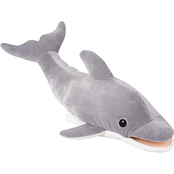 Ocean Safe Grey Dolphin Puppet