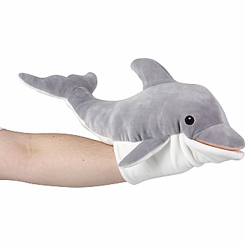 Ocean Safe Grey Dolphin Puppet