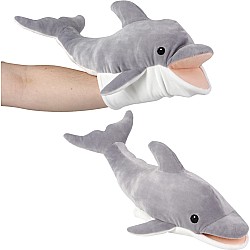 Ocean Safe Grey Dolphin Puppet