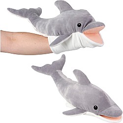 Ocean Safe Grey Dolphin Puppet