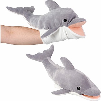 Ocean Safe Grey Dolphin Puppet