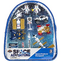 10 Pc Space Explorer Backpack Set