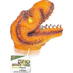 24 Pc Dinosaur Set With T-rex Head Case