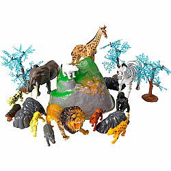 23 pc Animal Set With Carry Bag