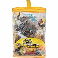 23 pc Animal Set With Carry Bag