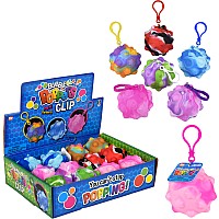Bubble Popper Ball Clip On 2.66"