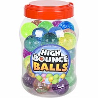 1.75" Glitter Hi-bounce Ball