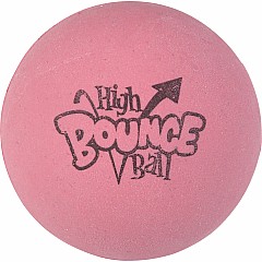 2.5" Rubber Pink High Bounce Ball