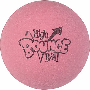 2.5" Rubber Pink High Bounce Ball