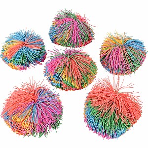 3.5" Rainbow Stringy Ball