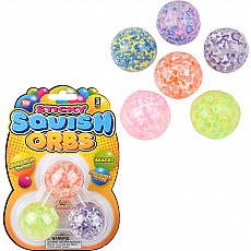 1.6" Squish Sticky Beaded Orbs