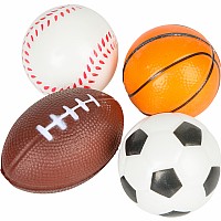 2.5" Sports Stress Ball (24pc/ Un