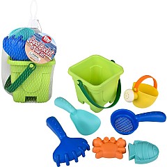 Sand Bucket and 6 Piece Tool Set