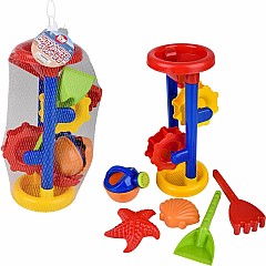 Water Wheel and 5 Piece Sand Toys