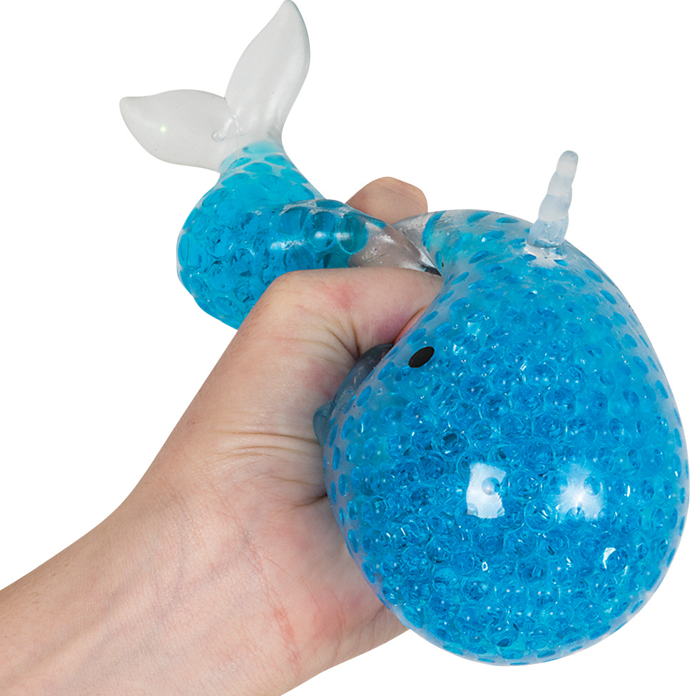 5" Light-up Squeezy Bead Narwhal