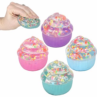 2.5" Squeezy Sugar Cupcake