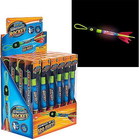 9.5" Light-up Slingshot Rocket