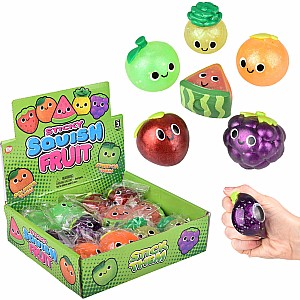 Squish Sticky Fruit 2.25" (assortment - sold individually)